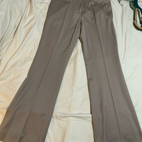 Burberry prorsum it 42 us 8 flare pants tan virgin wool stretch - Picture 3 of 16